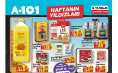 A101 13 - 19 Aralk 2025 Haftann Yldzlar Kampanyas