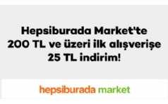 Hepsiburada Market'te Axess'lilere 25 TL ndirim