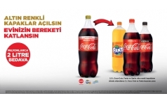 Coca Cola 2.5 Litre Kapaklarnda 2 Litre Hediye!
