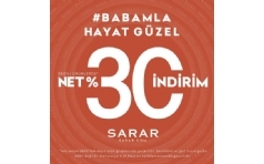 Sarar'dan Babalar Gn'ne zel %30 ndirim