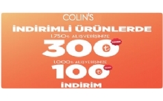 Colin's'te ndirimli rnlerde Ekstra 300 TL ndirim Frsat