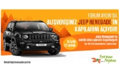 Forum Aydın AVM Jeep Renegade Çekiliş Kampanyası