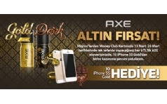 Migros'tan AXE Alveriinizde iPhone 5S Gold Hediye