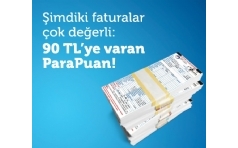 Cardfinans ile Otomatik Fatura �deme Talimat�n�zda 90 TL ParaPuan Hediye