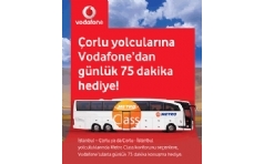 Metro �orlu Yolcular�na Vodafone'dan g�nl�k 75 dakika hediye!