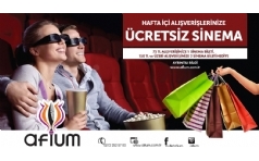 Afium Outlet'ten Alverie Sinema Bileti Hediye!