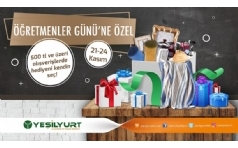 Yeilyurt AVM'de retmenler Gn'ne zel Hediyeni Kendin Se!