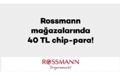 Axess'liler Rossmann'da 40 TL Chip-Para Kazanyor