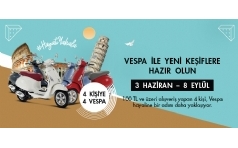 Anatolium Bursa Vespa Primavera Motosiklet Çekiliş Kampanyası