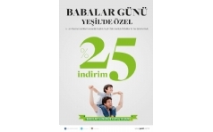 Yeil'den Babalar Gn'ne zel %25 ndirim