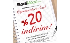 RodiMood retmenler Gn Kampanyas - %20 ndirim