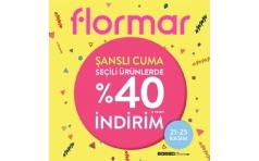 Flormar'dan %40 ansl Cuma ndirimi