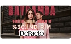 Defacto.com.tr'de Ekstra %30 İndirim Fırsatı