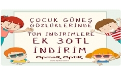 Opmar Optik'te 23 Nisan ocuk Bayram'na zel ndirim!