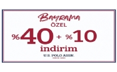 U.S. Polo Assn.'de Bayrama zel %40 + %10 ndirim