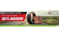 Bridgestone ve Lassa Yaz Lastii Alana 50 TL ndirim!