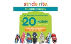 Stride Rite'ta T�m Ayakkab�larda %20 �ndirim!