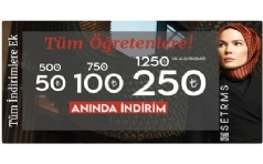 Setrms'ten retmenler Gn'ne zel Ekstra 250 TL'ye Varan ndirim