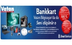 Bankkart'llara Vatan Bilgisayar'da 500 TL ndirim