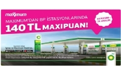 BP'de Maximum'a zel 140 TL BP MaxiPuan Hediye