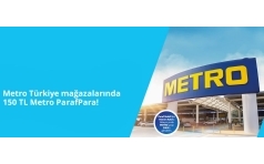 Metro Marketlerinde Paraf'llara 150 TL ParafPara Hediye