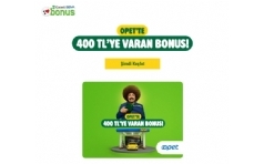 Bonus ile Opet'te 400 TL Bonus Hediye