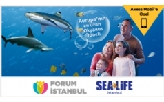 Axess'lilere SEA LIFE stanbul Giri Davetiyesi Hediye!