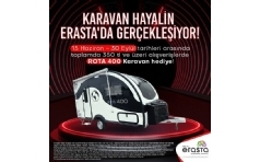 Erasta Antalya AVM ROTA 450 Karavan ekili Kampanyas