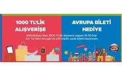 GittiGidiyor'dan 1.000 TL'lik Alverie Avrupa Bileti Hediye