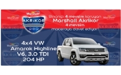 Marshall Akrikor Wolksvagen Amarok ekili Kampanyas