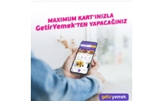 GetirYemekte Maximum'lulara 50 TL ndirim!