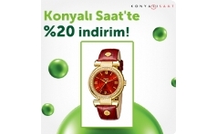 Konyal Saat'te Bonus'a zel %20'ye Varan ndirim