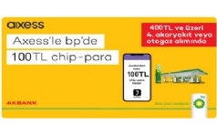 BP'de Axess'lilere 100 TL Chip-Puan Hediye!