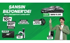 Bilyoner.com BMW 520i ekili Kampanyas