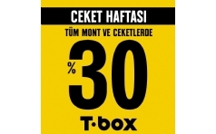 T-Box Mont ve Ceketlerde %30 �ndirim!