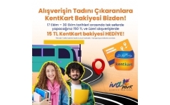 va Park AVMden KentKart Bakiyeniz Hediye!