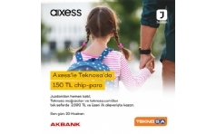 Teknosa'da Axess'lilere 150TL  Chip-para!