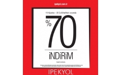 pekyol'da %70 ndirim Frsat