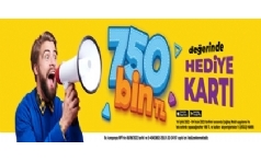 ada Market 750 Bin TL Hediye eki ekili Kampanyas