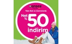 Crocs'ta Tm Bot ve izmelerde Net %50 ndirim!