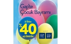 Gap'te ocuk Bayramna zel 2. rnde %40 ndirim