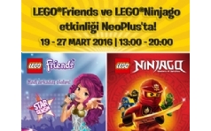 Lego Friends ve Lego Ninjago Etkinlii NeoPlus'ta