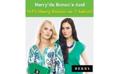 Herry'de Bonus'a �zel %15 Herry Bonus ve 7 taksit!