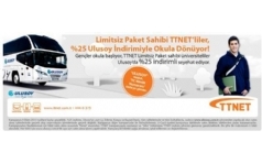 Ulusoy'da TTNet Limitsiz Paket Mterilerine zel %25 ndirim!