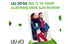 Liu Jo'da Bonus ile demelerde Ekstra %20 ndirim