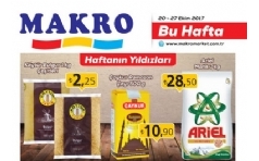 Makro Market 20 - 27 Ekim 2017 Haftann ndirimli rnleri