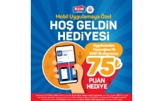 Bizim Toptan Mobil Uygulamadan Ekim Aynda lk Siparie 75 TL Hediye