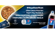 Little Caesars Pepsi'li Ma Mens ampiyonlar Ligi Mana Gnderiyor!