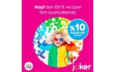 Joker.com.tr'de 23 Nisan'a zel %10 Parack Hediye
