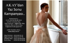 Akay Gelinlik'de Yaz Sonu Kampanyas